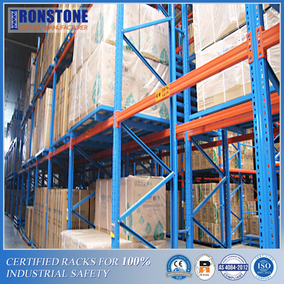 Giá đỡ lưu trữ thép sử dụng công nghiệp cho kho lưu trữ mật độ cao