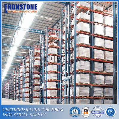 Kho công nghiệp tùy chỉnh Hệ thống giá đỡ pallet lưu trữ bằng thép chọn lọc
