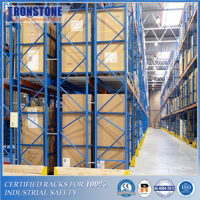 Back To Back Double Deep Pallet Rack với mức bảo trì thấp