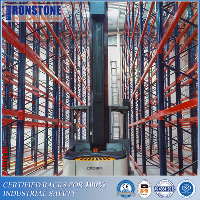 Hệ thống giá đỡ pallet lối đi rất hẹp có chọn lọc với không gian tối ưu hóa