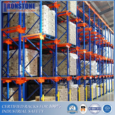 Ổ đĩa mật độ cao trong hệ thống giá đỡ lưu trữ pallet FIFO LIFO