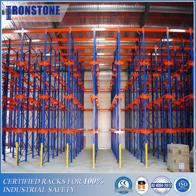 Ổ đĩa mật độ cao trong hệ thống giá đỡ lưu trữ pallet FIFO LIFO