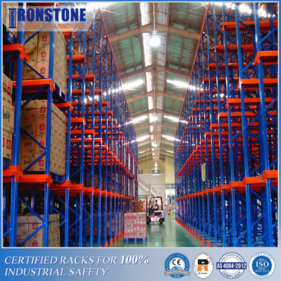 Ổ đĩa mật độ cao trong hệ thống giá đỡ lưu trữ pallet FIFO LIFO
