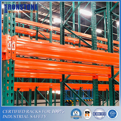 Teardrop Warehouse Pallet Racks phù hợp với pallet tiêu chuẩn Mỹ 40 