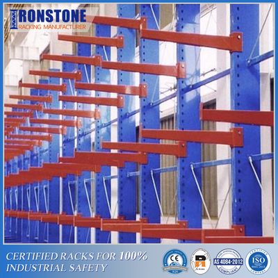 Giá đỡ Cantilever công nghiệp sơn tĩnh điện hiệu suất cao để lưu trữ trong nhà và ngoài trời