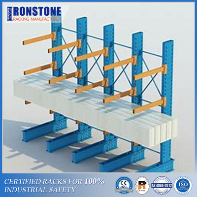 Giá đỡ Cantilever công nghiệp sơn tĩnh điện hiệu suất cao để lưu trữ trong nhà và ngoài trời