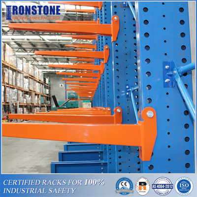 Giá đỡ kim loại Cantilever có khả năng chịu tải cao với cửa hàng tiện lợi