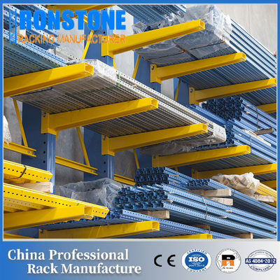 Giá đỡ kim loại Cantilever có khả năng chịu tải cao với cửa hàng tiện lợi