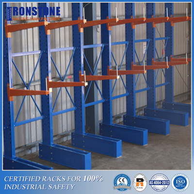Giá lưu trữ Cantilever chống trầy xước với không gian ngang không giới hạn