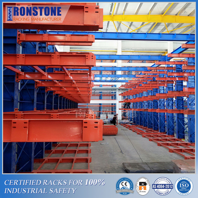 Hệ thống lưu trữ mở của giá đỡ Cantilever hạng nặng công nghiệp dễ dàng cấu hình lại
