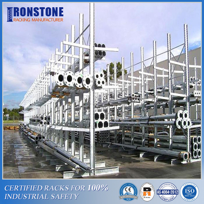 Hệ thống lưu trữ mở của giá đỡ Cantilever hạng nặng công nghiệp dễ dàng cấu hình lại