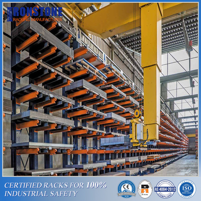 Hệ thống giá đỡ công xôn hạng nặng xử lý vật liệu có thể nhìn thấy rõ cho kho hàng cồng kềnh