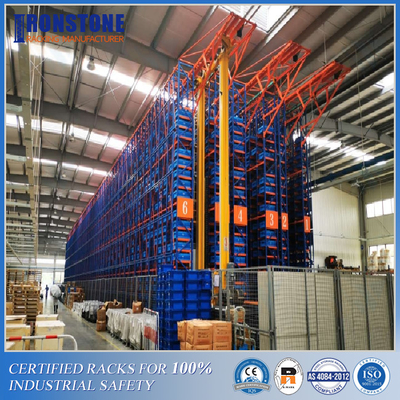 Hệ thống giá đỡ ASRS sơn tĩnh điện hiệu quả cao cho trung tâm hậu cần với giá thấp