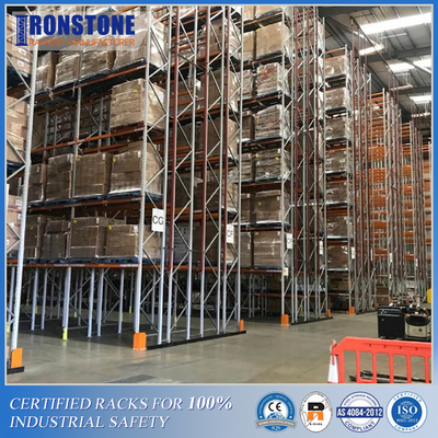 Back-to-back Double Deep Metal Steel Rack cho hàng hóa khối lượng trung bình