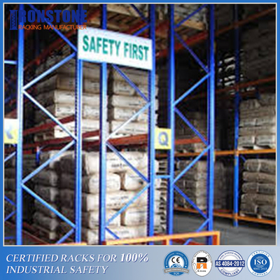 Giá đỡ Pallet sâu đôi bằng thép Q355 với mật độ lưu trữ gấp đôi