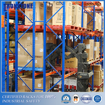 Giá đỡ Pallet hợp nhất bằng kim loại sâu đôi với hàng tồn kho kép