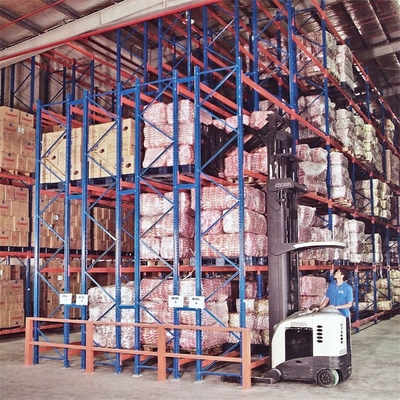 Giá đỡ Pallet sâu đôi bền cho kho công nghiệp mật độ cao