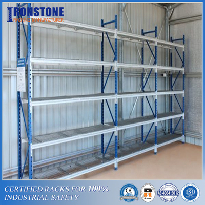 Giá đỡ bằng thép mạ kẽm chống ăn mòn dài cho kho lưu trữ