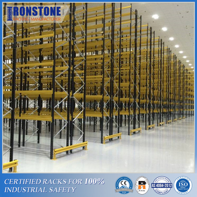 Vận hành an toàn Hệ thống giá đỡ Pallet thép VNA lưu trữ mật độ cao