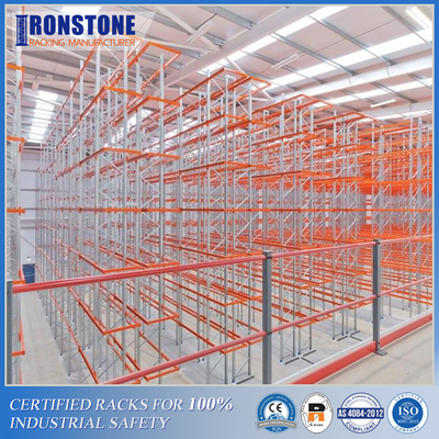 Vận hành an toàn Hệ thống giá đỡ Pallet thép VNA lưu trữ mật độ cao