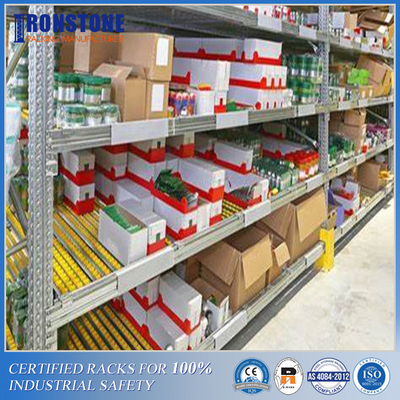 Hệ thống lấy hàng trong kho Carton Flow Rack với Gravity Roller