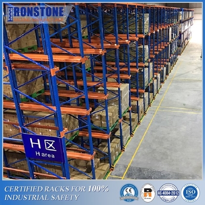 Giá đỡ Pallet công nghiệp Drive-in 40&quot;*48&quot; tiết kiệm chi phí dành cho các sản phẩm đồng nhất trong cửa hàng