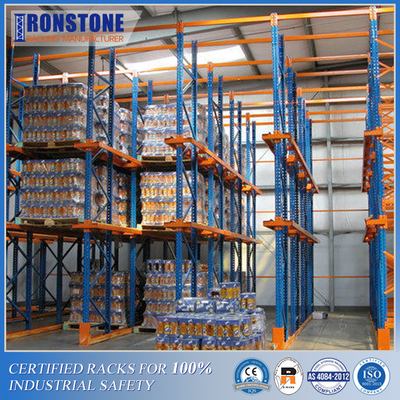 Hệ thống kệ Drive-in Pallet thép cán nguội cho giải pháp lưu trữ nhỏ gọn