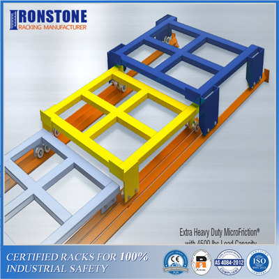 Giá đỡ đẩy lùi linh hoạt cho kho lạnh