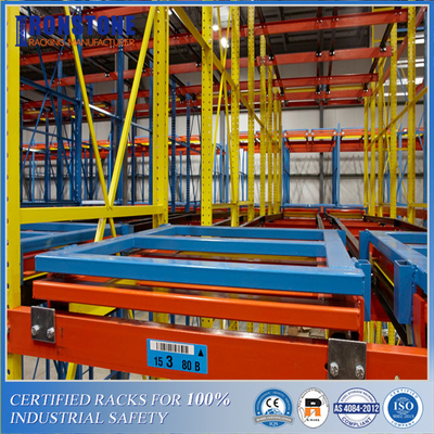 Giá đỡ đẩy lùi linh hoạt cho kho lạnh