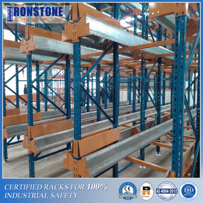 Hệ thống giá đỡ vô tuyến điện tự động mật độ cao để lưu trữ trong kho