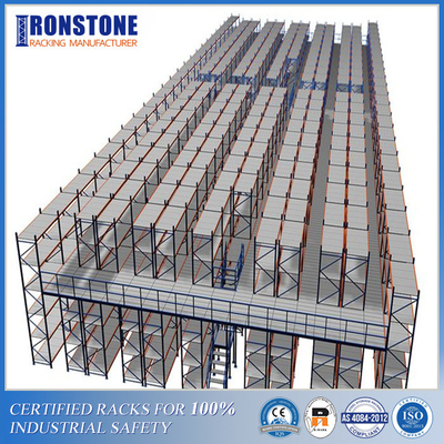 Hệ thống sàn mezzanine được hỗ trợ rack lưu trữ kho được chứng nhận